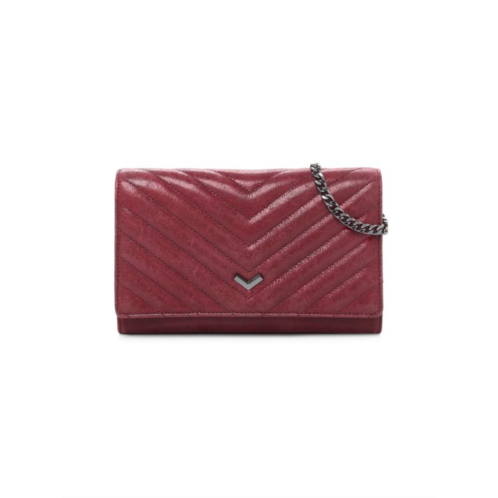 Botkier New York Soho Quilted Leather Wallet On A Chain