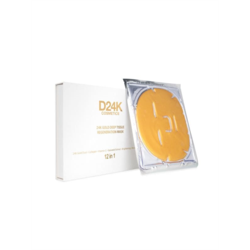 D24K Cosmetics 12 In 1 Deep Tissue 24K Gold Regeneration Face Mask