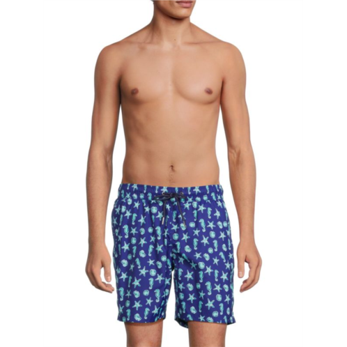 Slate & Stone Aquatic Print Swim Shorts