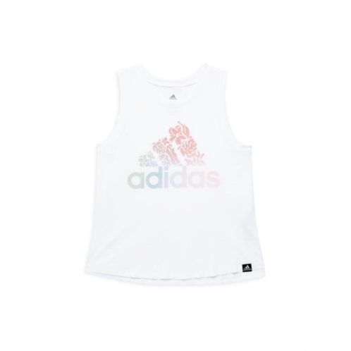 Adidas Girls Ombre Logo Tank Top