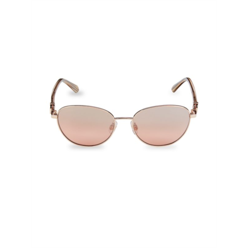 Swarovski 55MM Faux Crystal Oval Sunglasses