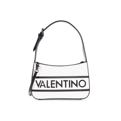 Valentino by Mario Valentino Kai Logo Leather Shoulder Bag