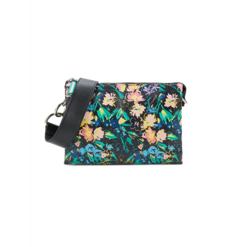 Ted Baker London Parcey Floral Leather Crossbody Bag