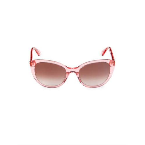 Kate spade new york Amberlee 55MM Round Cat Eye Sunglasses
