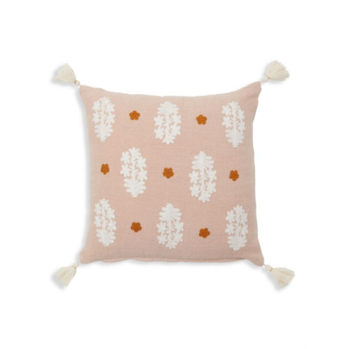 Roselli Udaipur Paisley Linen Throw Pillow