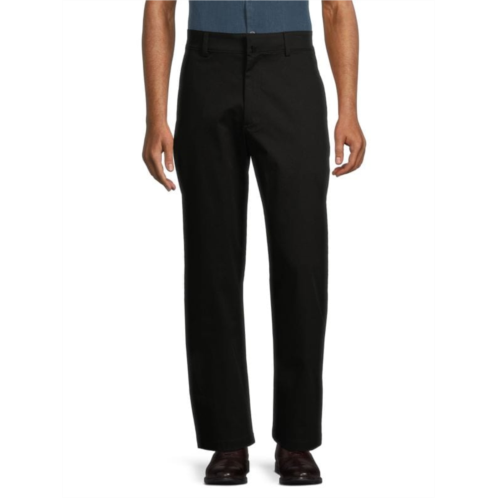 Theory High Rise Stretch Cotton Pants