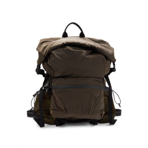 Bottega Veneta Leather Trim Backpack