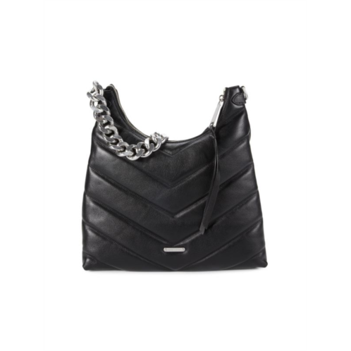 Rebecca Minkoff Edie Maxi Quilted Leather Hobo Bag