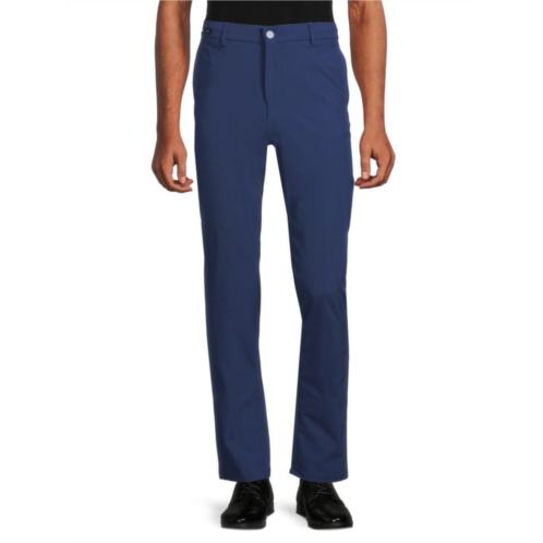 Ballin Bowery Solid Flat Front Pants