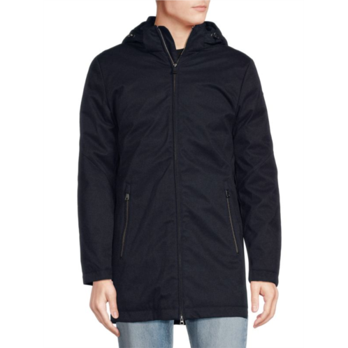 Geox Kaven Hooded Twill Parka