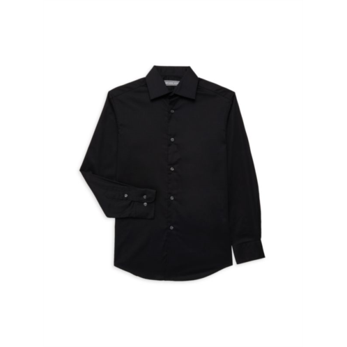 Michael Kors Boys Classic Fit Button Up Shirt