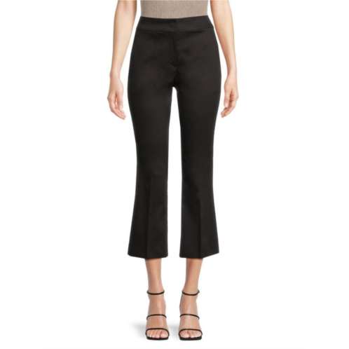 Piazza Sempione Solid Cropped Pants