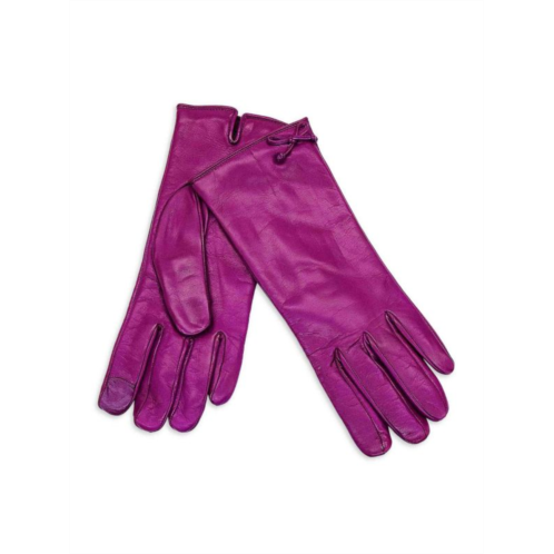 Portolano Bow Leather Tech Gloves