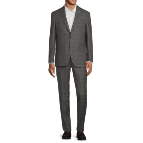 Ted Baker London Jay Plaid Wool Suit