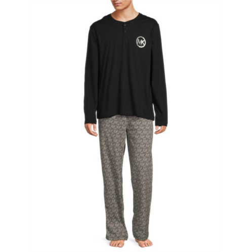 Michael Kors 2-Piece Logo Pajama Set