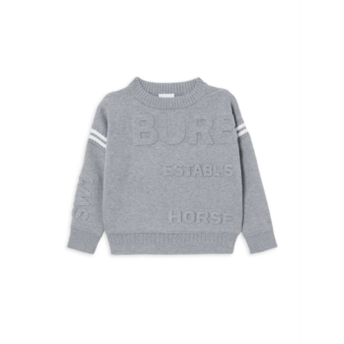 Burberry Little Girls & Girls Embossed Logo Knit Sweater