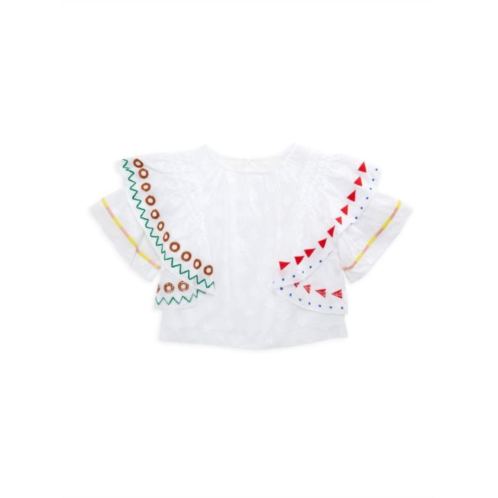 Burberry Little Girls & Girls Embroidered Top