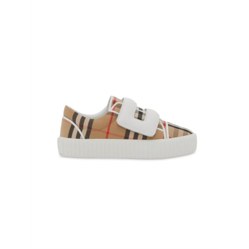 Burberry Little Kids? Mark Check Low Top Sneakers