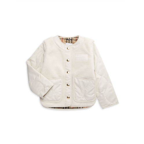 Burberry Baby Girls & Little Girls Faux Fur Quilted Jacket