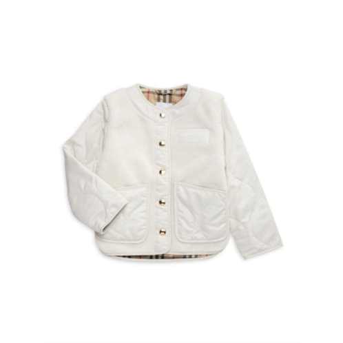 Burberry Little Girls & Girls Faux Fur Quilted Jacket