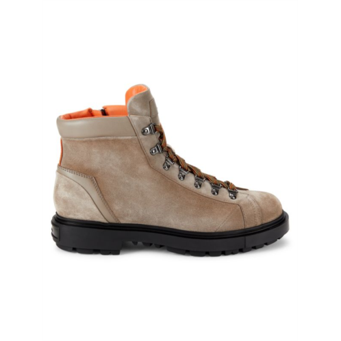 Santoni Fara Suede & Leather Ankle Boots