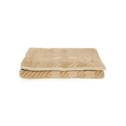 Burberry Logo Textured Bath Towel