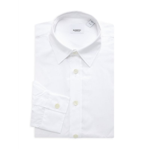 Burberry Classic Fit Solid Dress Shirt