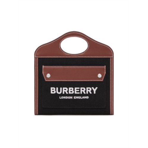 Burberry Logo Pocket Tote
