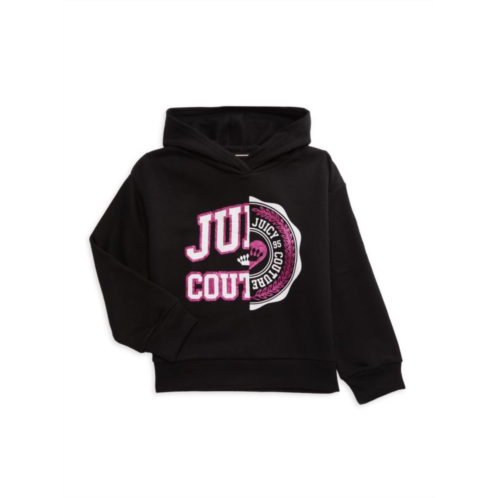 Juicy Couture Girls Logo Graphic Hoodie