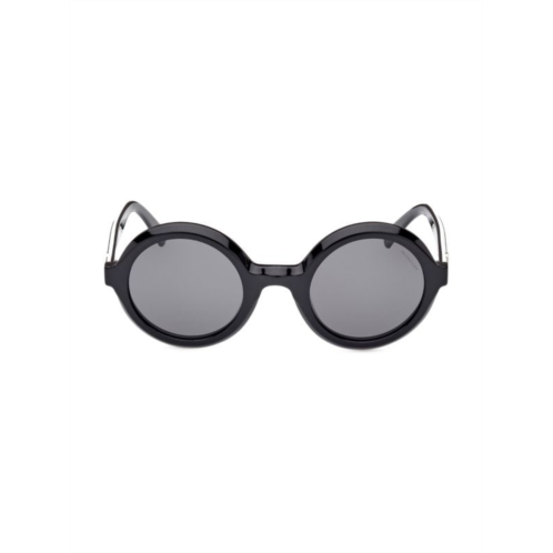 Moncler Orbit 50MM Round Sunglasses