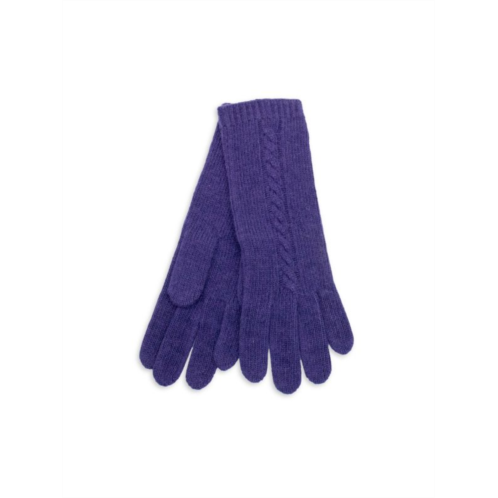 Portolano Cable Knit Cashmere Gloves