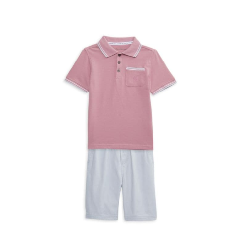 Calvin Klein Babys 2-Piece Polo & Shorts Set