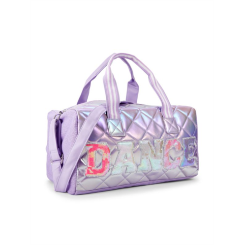 OMG Accessories Kids Dance Quilted Duffle Bag