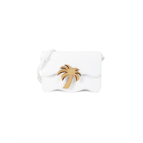 Palm Angels Palm Beach Leather Mini Shoulder Bag