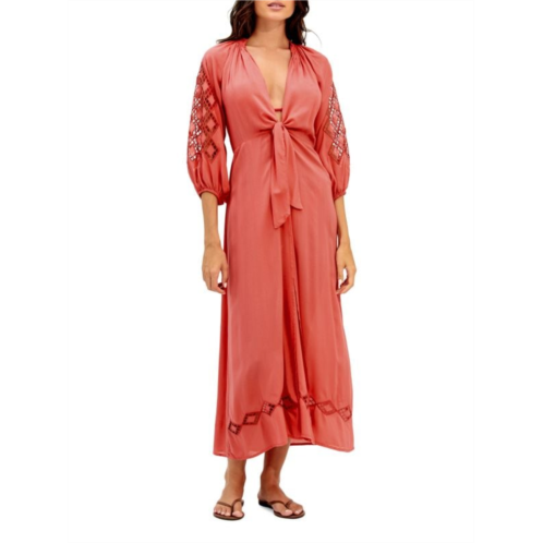 Vix Plunging Cover Up Dress