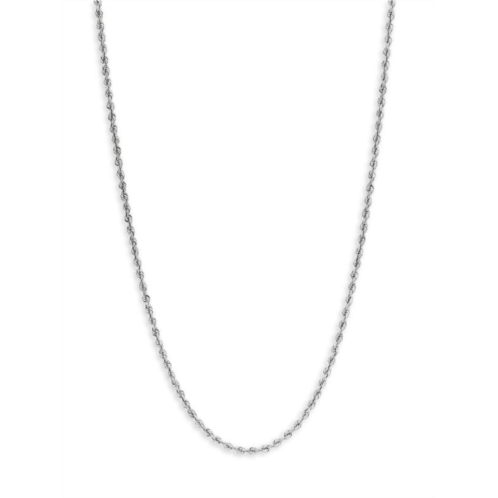 Saks Fifth Avenue 14K White Gold Rope Chain Necklace