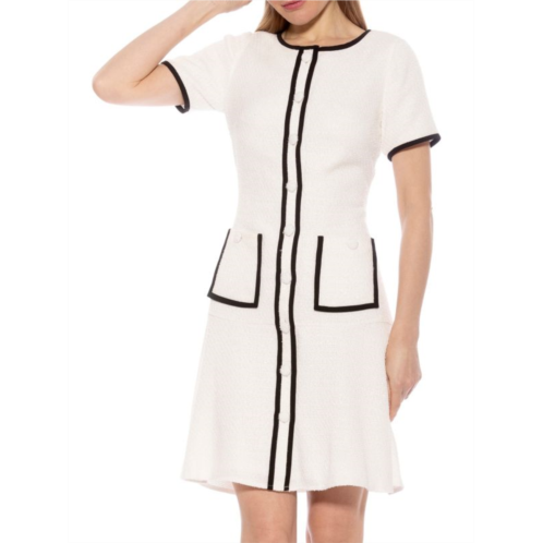 Alexia Admor Tweed Mini Shift Dress