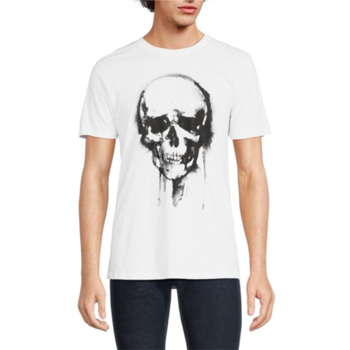 Eleven Paris Skull Graphic Crewneck T Shirt