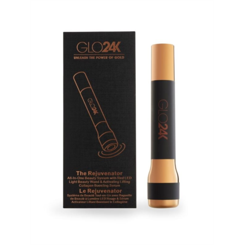 GLO24K The Rejuvenator LED Beauty Wand & Collagen Serum