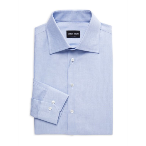 Giorgio Armani Micro Pattern Dress Shirt