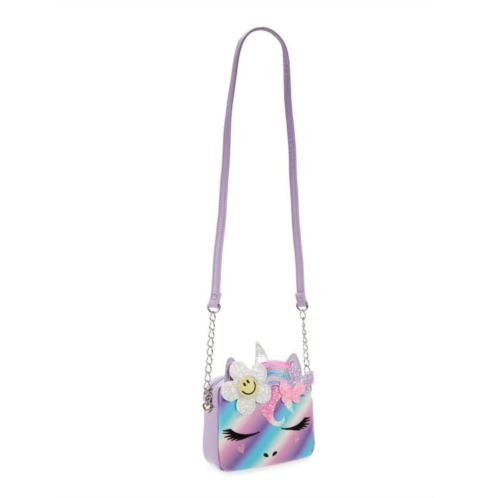 OMG Accessories Kids Gwen Daisy Rainbow Crossbody Bag