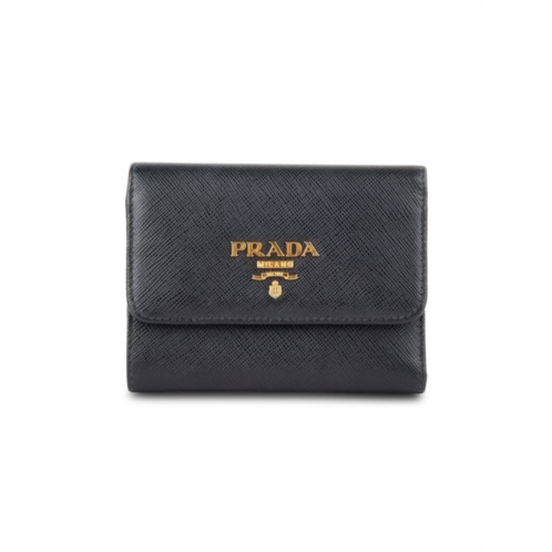 Prada Saffiano Leather Trifold Wallet