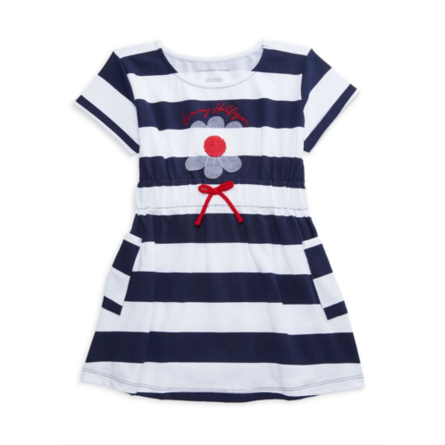 Tommy Hilfiger Little Girls Striped A-Line Dress