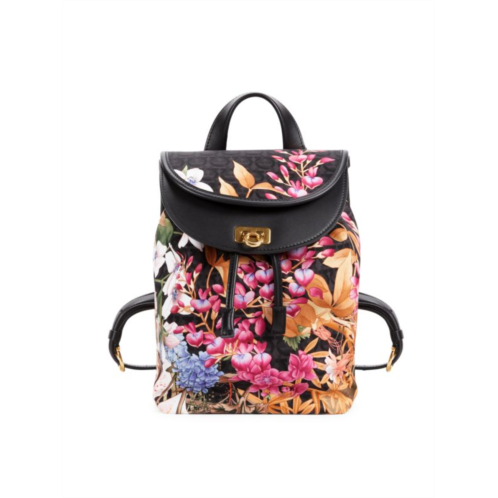 FERRAGAMO Floral Backpack