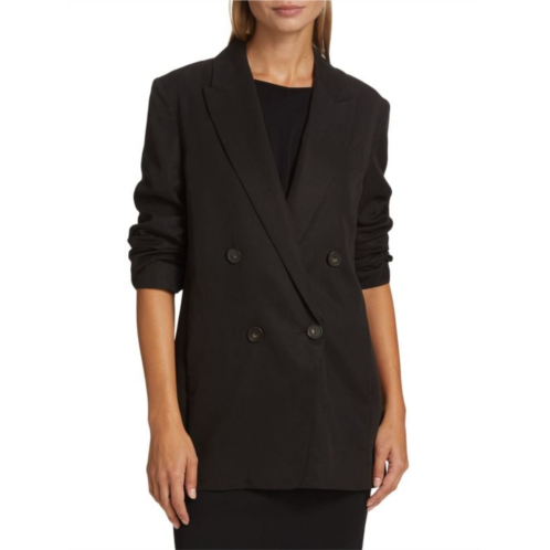 Vince Double Breasted Oversized Blazer