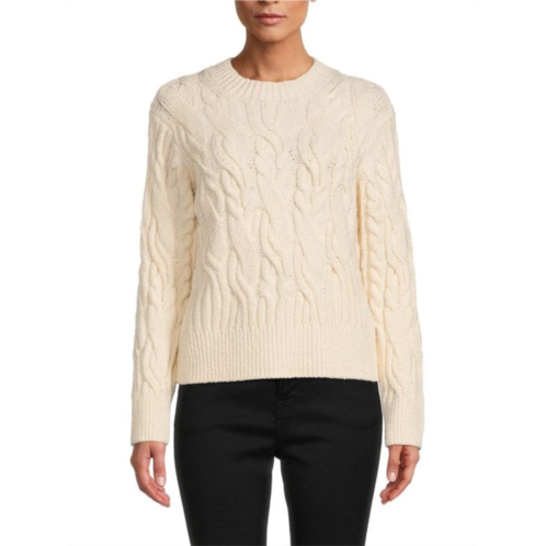 Vince Crimped Cable Knit Sweater