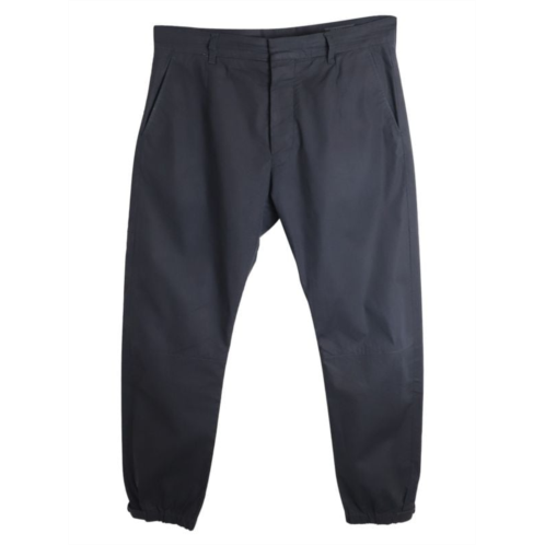 Prada Tapered Trousers In Gray Cotton