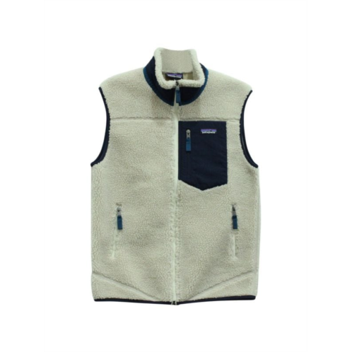 Patagonia Classic Retro-X Fleece Vest In Beige Polyester