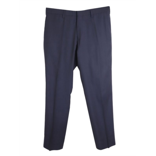 Burberry Tailored Trousers In Navy Wool