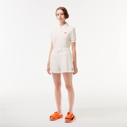 Lacoste Womens Organic Cotton Terry Shorts